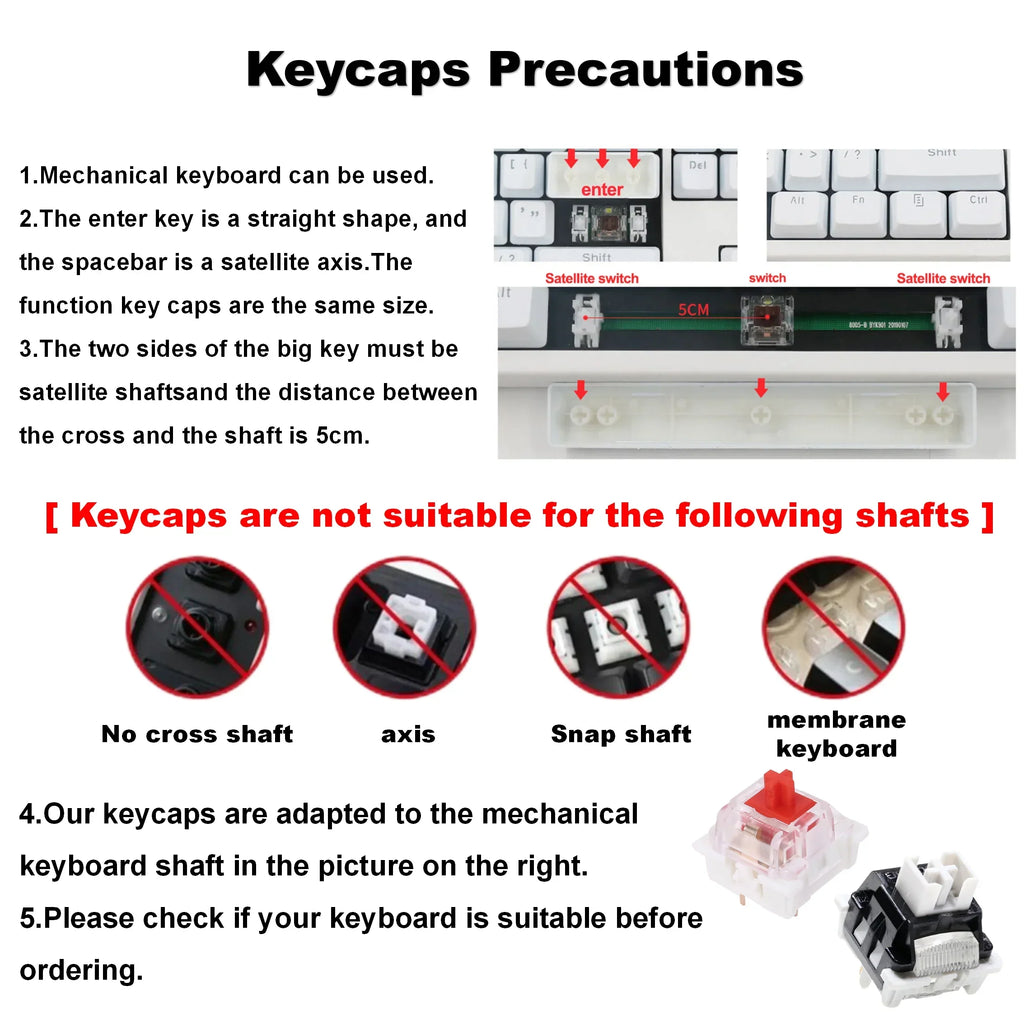 Coral Sea Keycap 4PCS Keycaps Cherry Profile Dye-Sub PBT keycaps Space Bar 6.25U ESC Enter Custom Keycap For Mechanical Keyboard